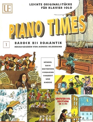 Piano Times: Barock bis Romantik, mit Cartoons Band 1