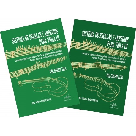 SISTEMA DE ESCALAS Y ARPEGIOS PARA VIOLA III (2 Vol.)