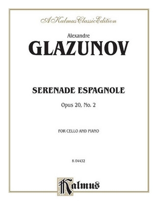 Serenade Espagnole Cello (Violonchelo)