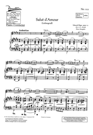 Salut d'Amour op. 12