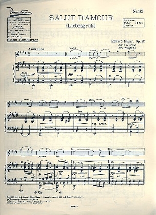 Salut d'Amour op. 12