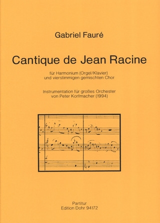 Cantique de Jean Racine op. 11